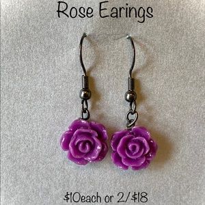 Rose Earrings